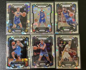 2023-24 Panini Prizm Brandin podziemski leonard miller cracked ice Prizm RC パラレル6枚セット　NBAカード　カリーの後輩