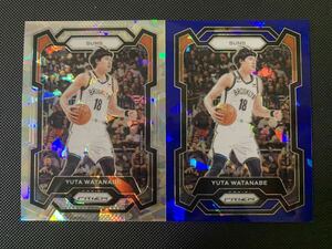 125枚限定　渡邊雄太 Yuta Watanabe 2023-24 Panini NBA Prizm ice Prizm サンズ グリズリーズ　パラレル2枚セット　日本代表！