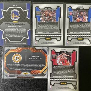 2023-24 Panini Prizm fast break NBA stephen curry tyrese haliburton Prizm Fast Break インサートなど5枚セット NBAカード カリーの画像2