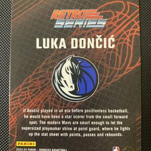 2023-24 Panini donruss luka doncic retro series diamond パラレル NBAカード 大活躍！ ルカ ドンチッチの画像2