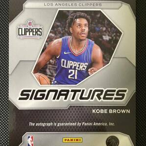 2023-24 Panini prizm rookie signatures kobe brown RC 直筆 サインカード NBAカード 大活躍！ハーデンの後輩の画像2