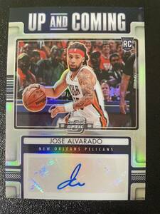 149枚限定　2021-22 Panini contenders optic up and coming auto jose alvarado 直筆ルーキーサインカード　NBAカード　ザイオンの後輩