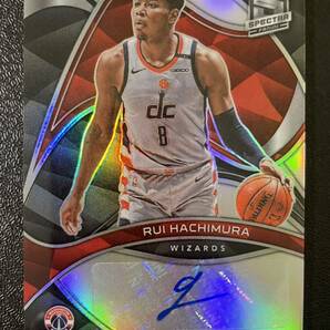 1円スタート！ 99枚限定 八村塁 Rui Hachimura 2021-22 Panini NBA Spectra silver Prizm Auto 直筆サイン ウィザーズ レイカーズの画像1