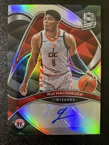 1円スタート！　99枚限定　八村塁 Rui Hachimura 2021-22 Panini NBA Spectra silver Prizm Auto 直筆サイン ウィザーズ レイカーズ