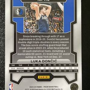 2023-24 Panini Prizm luka doncic Pink Ice Prizm NBAカード ルカ ドンチッチの画像2