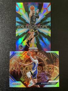 2023-24 Panini prizm stephen curry silver インサート2枚セット　シルバーパラレル　NBAカード　カリー