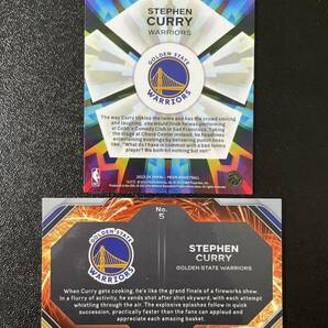2023-24 Panini prizm stephen curry silver インサート2枚セット シルバーパラレル NBAカード カリーの画像2