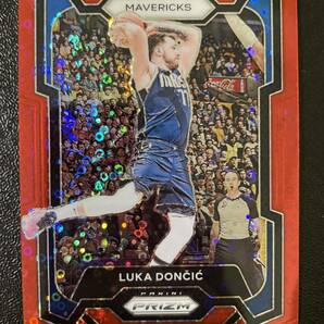 1円スタート！100枚限定 2023-24 Panini Prizm fast break luka doncic Basketball Red Prizm パラレル NBAカード ルカ ドンチッチの画像1