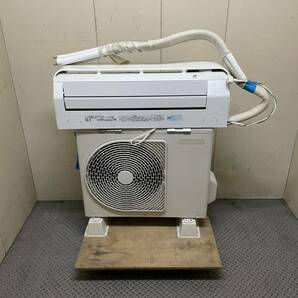 ●楽AB#179 東芝ルームエアコン RAS-E225E6R (W) RAS-E225E6AR 中古現状品 TOSHIBA 取扱説明書 リモコンなし 本体のみ 動作品の画像1