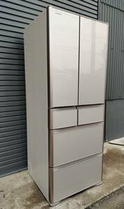 92[ Aichi store * cleaning settled ]2019 year made Hitachi freezing refrigerator 555L 6 door vacuum tilt sa. sudden cooling automatic ice maker talent attaching double doors R-XG56J(XN)