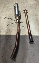 [中古]CT9A AMC RACING TYPE SPORTS MUFFLER(三菱ランサーエボリューション7) サイレンサー付_画像1