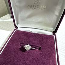 【美品】CAMELLIA ダイヤモンド リング 大粒　1カラットアップ プラチナダイヤモンドリング_画像1