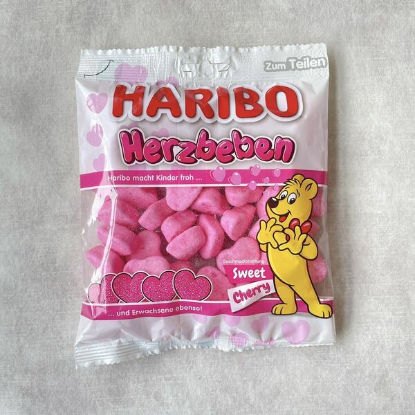 HARIBO【日本未販売】herzbeben 160g 型　ソフトキャンディ　ハリボー グミ