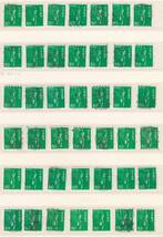 (C038)50円緑弥勒42枚　和欧文機械印_画像1