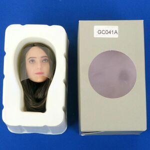  out light R8266* unused [1/6 scale woman element body for head ②[GACTOYS(GC041A) Asia woman head ]] doll figure doll parts beautiful woman 