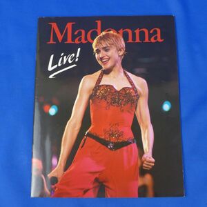 ゆS7648●マドンナ Madonna 1987 Who's That Girl LIVE パンフレット/洋書 英語 フーズ・ザット・ガール