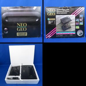 佐四K6891●【《NEO・GEO》良品★動作OK★ネオジオ 本体+コントローラー2個 ※箱・説明書あり】SNK ロムカセット アーケード アケコンの画像8