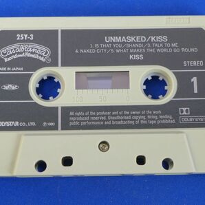 ゆS7812●KISS(キッス) カセットテープ UNMASKED 仮面の正体 国内盤 25Y-3の画像5