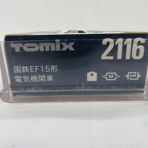 外軽E5622●【Nゲージ/ジャンク】TOMIX 2116 国鉄EF15J形 電気機関車 ※動作確認してませんの画像2