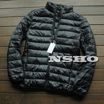 789表記XXL→XL■新品 国内未販売 メンズ ライダース系 超軽量 ダウンジャケット ライトダウン ブルゾン 春秋冬アウター_画像1