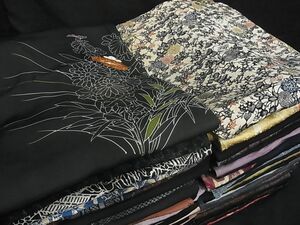 平和屋川間店■羽織 まとめて50点 風景 更紗 薔薇 花柄 駒刺繍 金彩 銀糸 など 着用可能多数 未使用品あり 全て正絹 zzz030