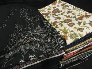 平和屋川間店■羽織 まとめて50点 人物 風景 更紗 花柄 七宝 刺繍 金彩 金銀糸 など 着用可能多数 未使用品あり 全て正絹 4k041