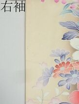 平和屋1■豪華振袖　草花文　暈し染め　銀彩　やまと誂製　逸品　CAAA6344ap_画像7