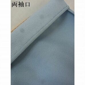 平和屋-こころ店■訪問着 単衣 扇面立波文 金彩 洗える着物 AAAD2882Ackの画像10