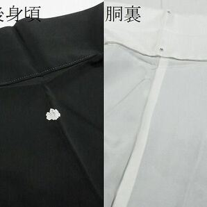 平和屋2■豪華黒留袖 流水孔雀花文 金彩 逸品 DAAA0527eaの画像8