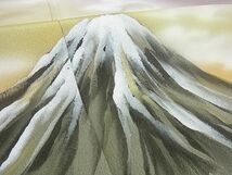 平和屋2■豪華色留袖　作家物　富士山　暈し染め　逸品　DAAB7533ps_画像7