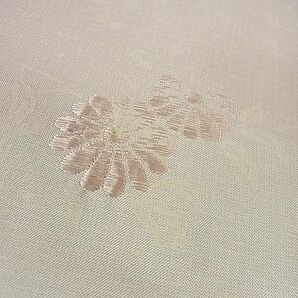 平和屋2■本場縞大島紬 訪問着 刺繍 藤花房菊文 逸品 DAAB9107eeeの画像6