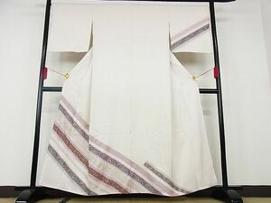 平和屋川間店■訪問着　更紗花唐草文　金彩　着丈156cm　裄丈65.5cm　正絹　逸品　B-ag2179