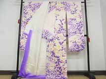 平和屋-こころ店■豪華振袖　駒刺繍　百合文　金彩　正絹　逸品　AAAC4942Bwt_画像2