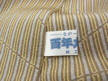 平和屋-こころ店■訪問着　刺繍　横段花文　暈し染　金彩　正絹　逸品　AAAC4972Bwt_画像7