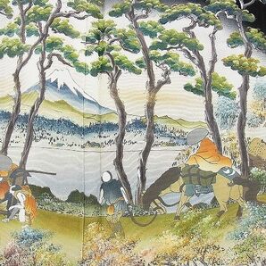 平和屋■1円 黒留袖 まとめて50点 尾長鳥 孔雀 人物 風景 花柄 作家物 手描き 金彩 など 着用可能多数 未使用品あり 全て正絹 se1389の画像8