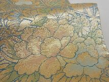 平和屋2■六通柄袋帯　花鳥文　金糸　逸品　DAAB7750ps_画像4