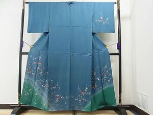 平和屋1■訪問着　枝花文　暈し染め　金彩　逸品　CAAC0398yc