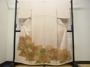 平和屋1■豪華色留袖　刺繍　乱菊　金彩　逸品　CAAC0982vf