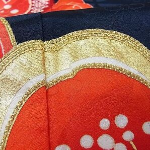 平和屋-こころ店■豪華振袖 駒刺繍 紅白梅 金彩 正絹 逸品 AAAD0612Bnpの画像7