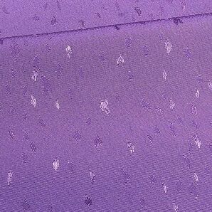 平和屋1■世界的ファッションデザイナー 山本寛斎 kansaiブランド 色無地 あられ地紋 紫色 洗える着物 CAAC3961dxの画像1