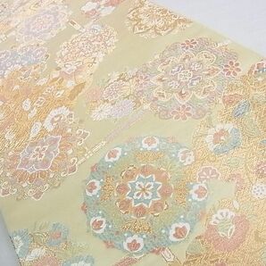 平和屋2■六通柄袋帯 唐織 華吉祥 金糸 逸品 DAAB4805icの画像2