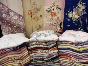 平和屋■1円 訪問着 まとめて 50点 尾長鳥 人物 辻が花 花柄 友禅 絞り 刺繍 など 着用可能多数 未使用品あり 全て正絹 se1450