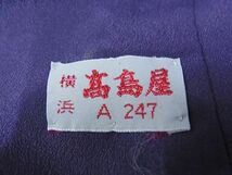 平和屋-こころ店■上質な小紋　舞花文　金彩　高島屋扱い　正絹　逸品　AAAD6819Bwt_画像5