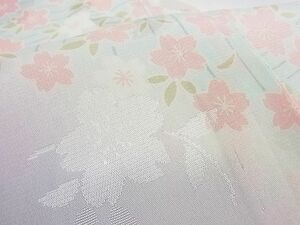 平和屋2■振袖用長襦袢　無双仕立て　半衿刺繍　舞桜文　暈し染め　逸品　DAAA1746du