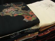 平和屋■羽織 まとめて 50点 人物 花柄 相良刺繍 金銀糸 など 着用可能多数 未使用品あり すべて正絹 se1479_画像1