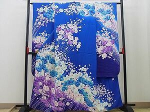  flat peace shop Noda shop # photograph house * autumn mountain . Taro long-sleeved kimono Sakura ..... dyeing excellent article BAAC8975cw