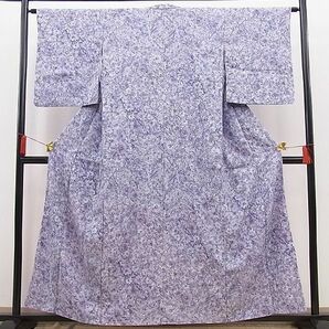 平和屋野田店■上質な小紋 手描き 花尽くし 逸品 BAAC8838pkの画像1