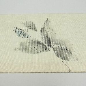 平和屋1■夏物 九寸名古屋帯 手描き 紫陽花 逸品 CAAC6824txの画像7