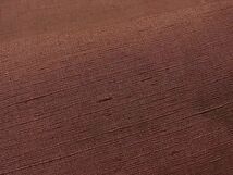 平和屋1■上質な紬　単衣　色無地　紅鳶色　逸品　未使用　CAAC0560yc_画像1