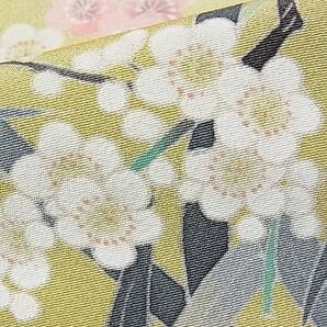 平和屋1■本加賀友禅作家 柿本市郎 色留袖 草花文 逸品 CAAC2187hyの画像7